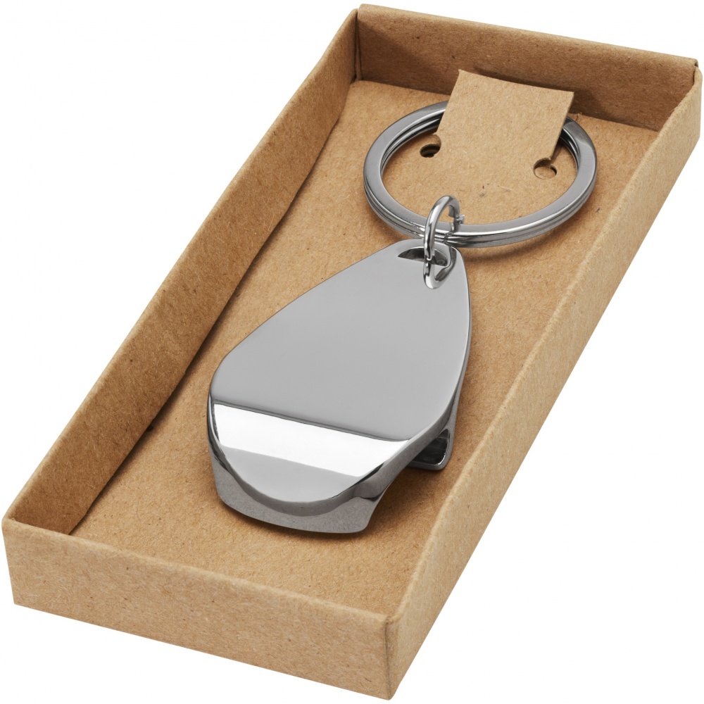 Logotrade promotional giveaway image of: Don bottle opener keychain