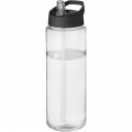 H2O Active® Vibe 850 ml spout lid sport bottle, Transparent / Solid black