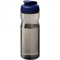 H2O Active® Eco Base 650 ml flip lid sport bottle, Charcoal / Royal blue