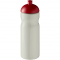 H2O Active® Eco Base 650 ml dome lid sport bottle, Ivory white / Red