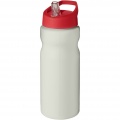 H2O Active® Eco Base 650 ml spout lid sport bottle, Ivory white / Red