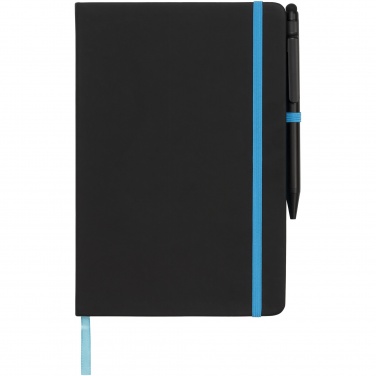 Logo trade business gifts image of: Noir Edge medium notebook