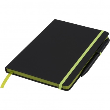 Logo trade promotional merchandise image of: Noir Edge medium notebook