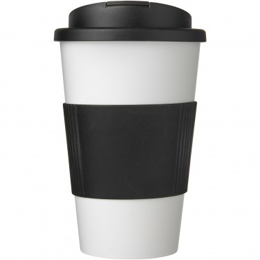 Logo trade promotional merchandise photo of: Americano® 350 ml tumbler with grip & spill-proof lid