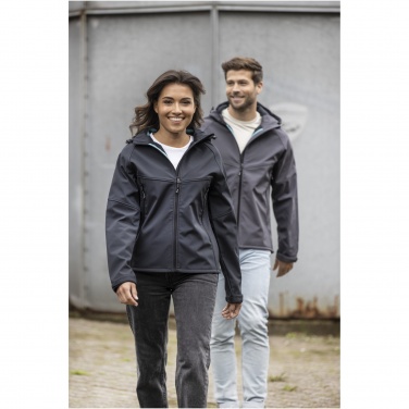 Logo trade promotional gifts image of: Coltan men’s GRS recycled softshell jacket