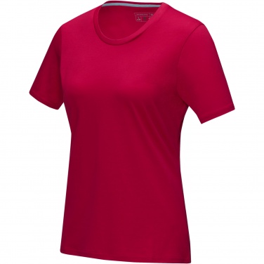 Logo trade promotional giveaways image of: Azurite short sleeve women’s organic t-shirt