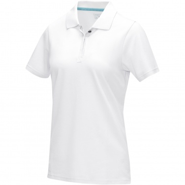 Logo trade promotional merchandise picture of: Graphite short sleeve women’s organic polo