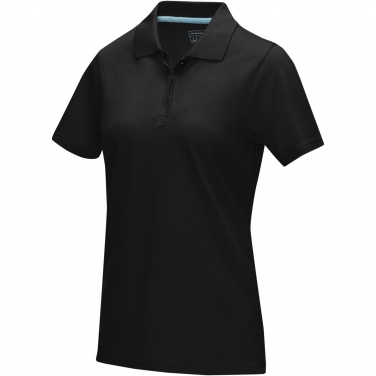 Logo trade promotional merchandise photo of: Graphite short sleeve women’s organic polo