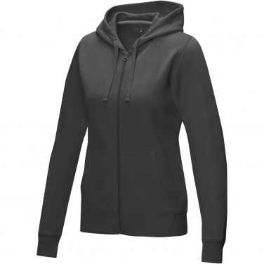 Logo trade corporate gift photo of: Ruby women’s organic recycled full zip hoodie