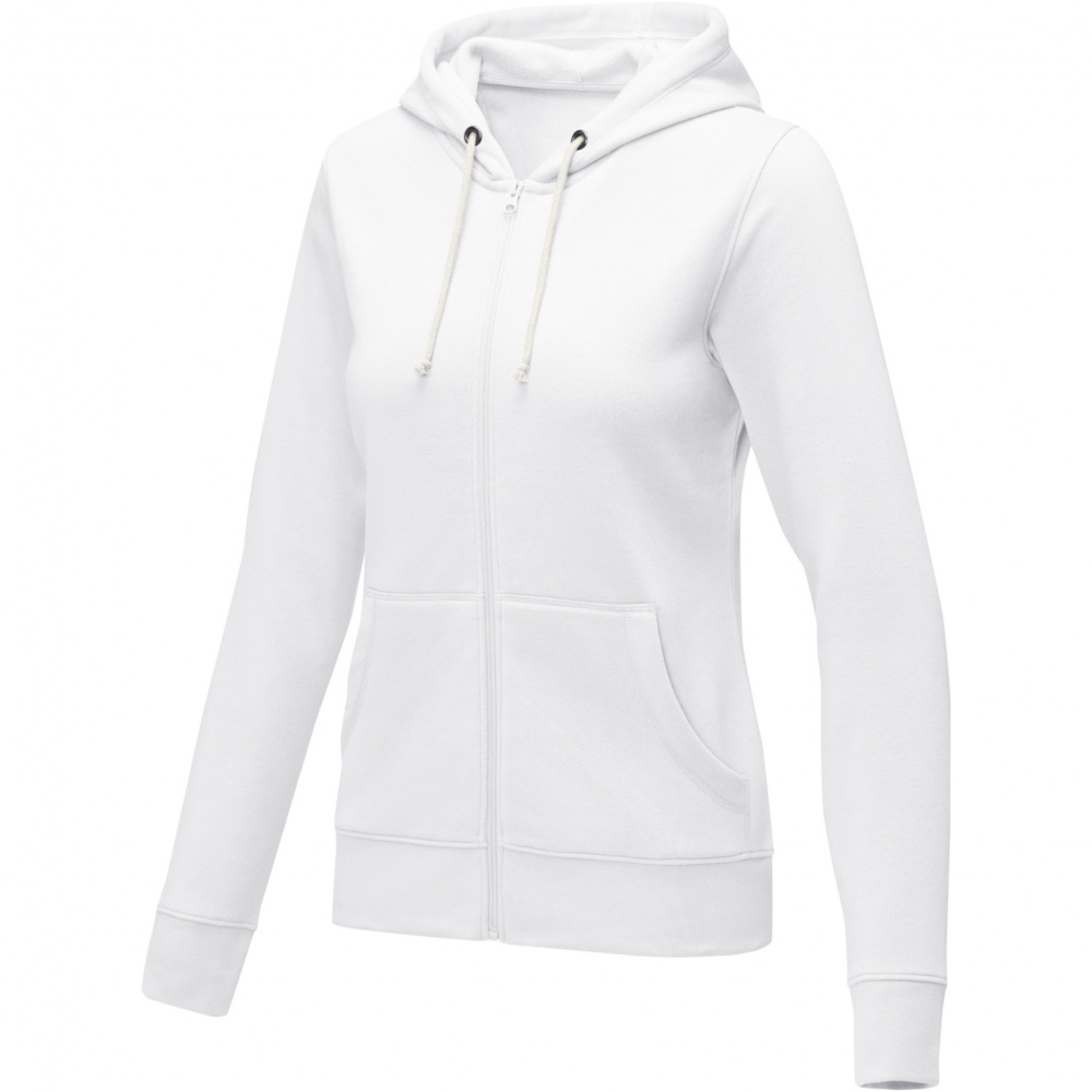 Logo trade promotional products image of: Theron women’s full zip hoodie