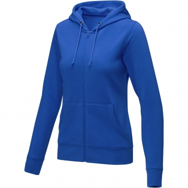 Logo trade promotional giveaways image of: Theron women’s full zip hoodie