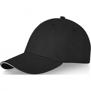 Logotrade promotional gift image of: Darton 6 panel sandwich cap