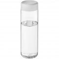 H2O Active® Vibe 850 ml screw cap water bottle, Transparent / White