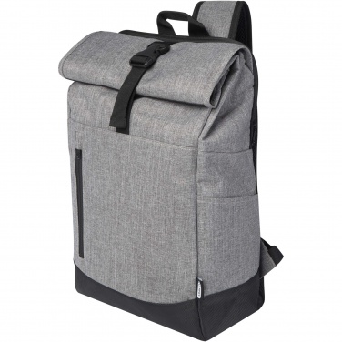 Logo trade promotional giveaways image of: Hoss 15.6" roll-up laptop backpack 12L