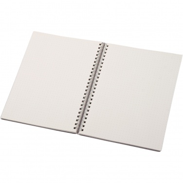 Logo trade advertising products picture of: Bianco A5 size wire-o notebook