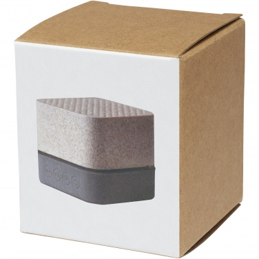 Logo trade corporate gift photo of: Aira wheat straw Bluetooth® speaker