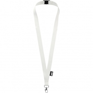 Logo trade business gift photo of: Tom recycled PET lanyard with breakaway closure