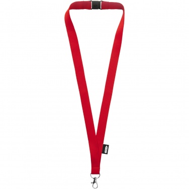 Logotrade promotional items photo of: Tom recycled PET lanyard with breakaway closure