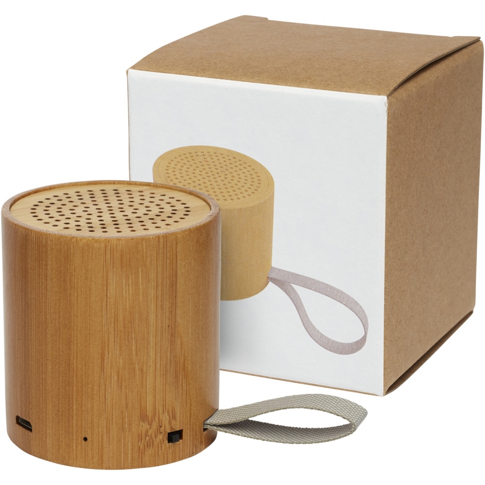 Logo trade promotional merchandise image of: Lako bamboo Bluetooth® speaker 