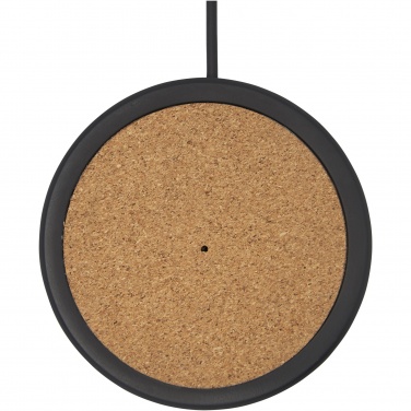 Logotrade advertising products photo of: Kivi 10W limestone/cork wireless charging pad