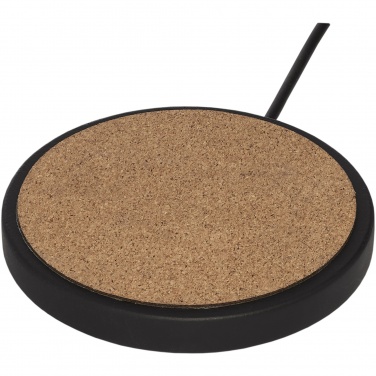 Logotrade advertising products photo of: Kivi 10W limestone/cork wireless charging pad