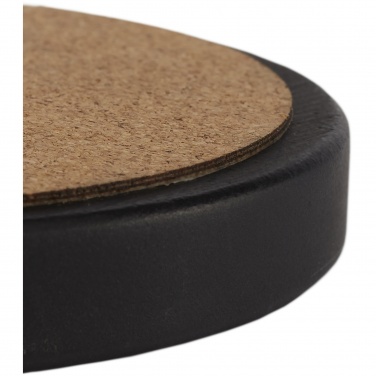 Logo trade promotional products picture of: Kivi 10W limestone/cork wireless charging pad