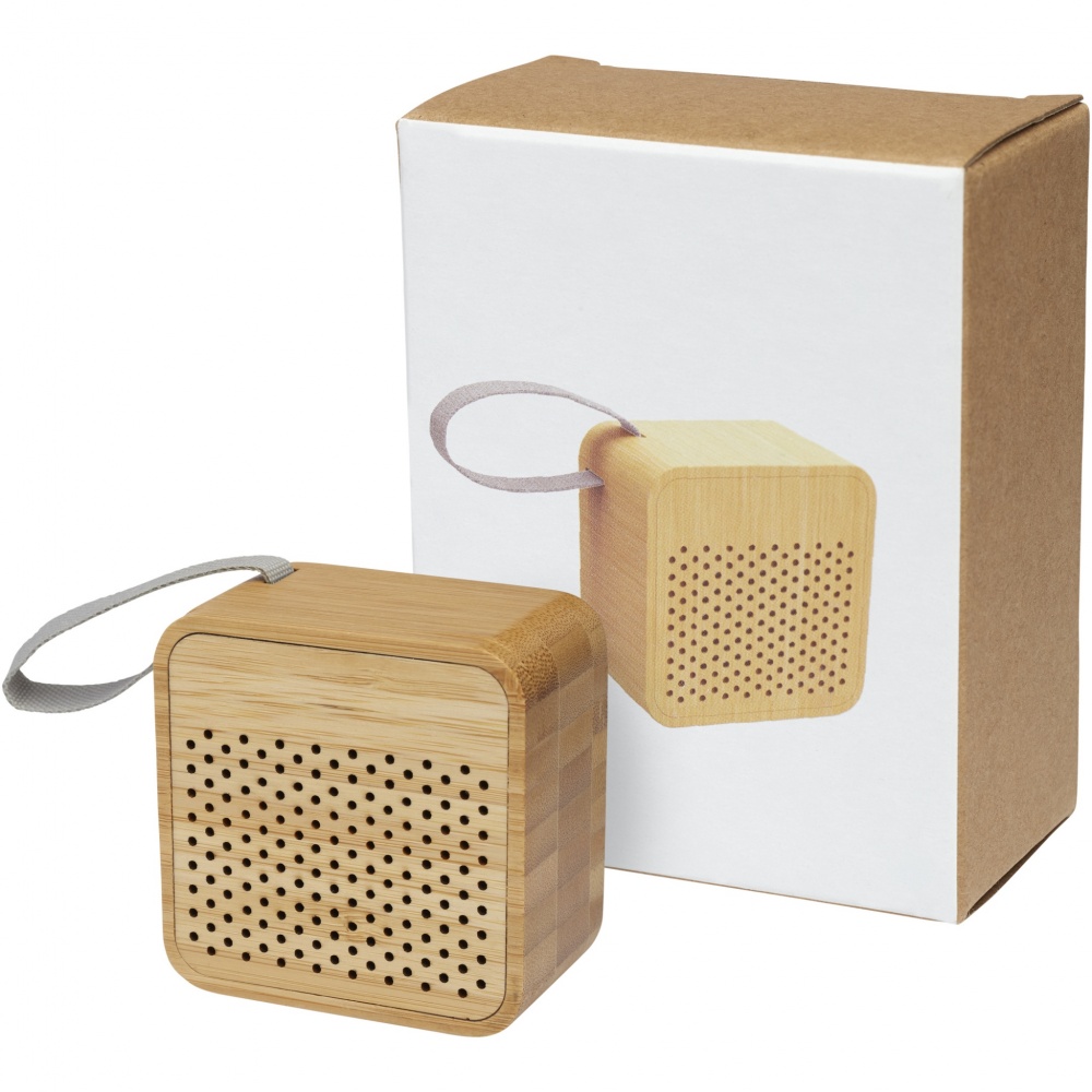 Logo trade promotional item photo of: Arcana bamboo Bluetooth® speaker