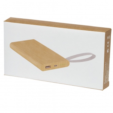 Logo trade corporate gift photo of: Tulda 5000 mAh bamboo power bank