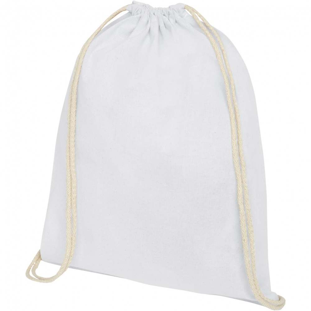 Logotrade promotional merchandise photo of: Oregon 140 g/m² cotton drawstring bag 5L