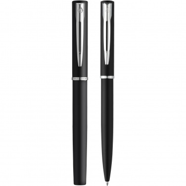 Logo trade promotional merchandise image of: Waterman Allure ballpoint and rollerball pen set