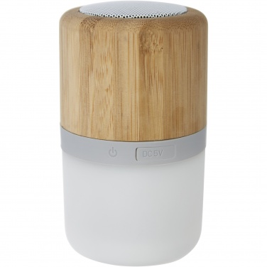 Logotrade promotional merchandise photo of: Aurea bamboo Bluetooth® speaker with light 