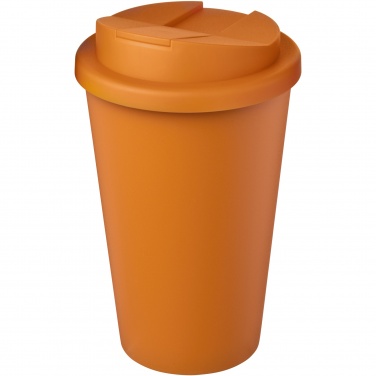 Logo trade promotional merchandise photo of: Americano® Eco 350 ml recycled tumbler with spill-proof lid