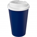 Americano® Eco 350 ml recycled tumbler with spill-proof lid, Blue / White