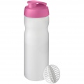 Baseline Plus 650 ml shaker bottle, Magenta / Frosted clear