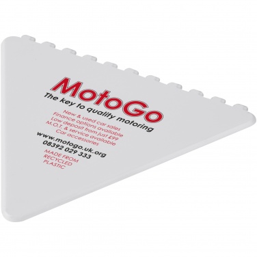 Logotrade advertising products photo of: Frosty triangular recycled plastic ice scraper