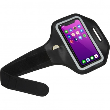 Logo trade promotional merchandise picture of: Haile reflective smartphone bracelet with transparent cover