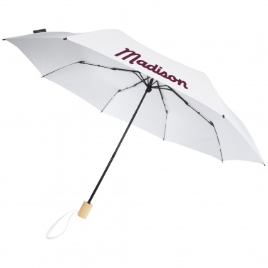 Logotrade corporate gift image of: Birgit 21'' foldable windproof recycled PET umbrella