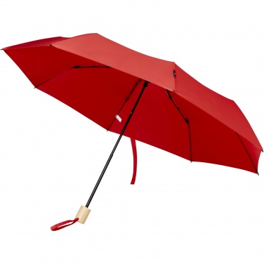 Logo trade promotional gifts image of: Birgit 21'' foldable windproof recycled PET umbrella