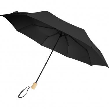 Logotrade promotional item picture of: Birgit 21'' foldable windproof recycled PET umbrella