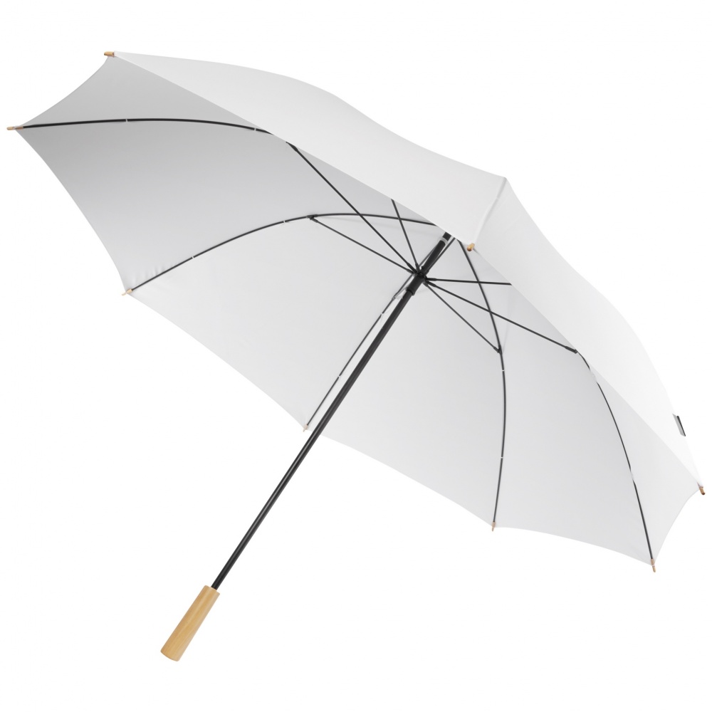 Logo trade promotional merchandise photo of: Romee 30'' windproof recycled PET golf umbrella