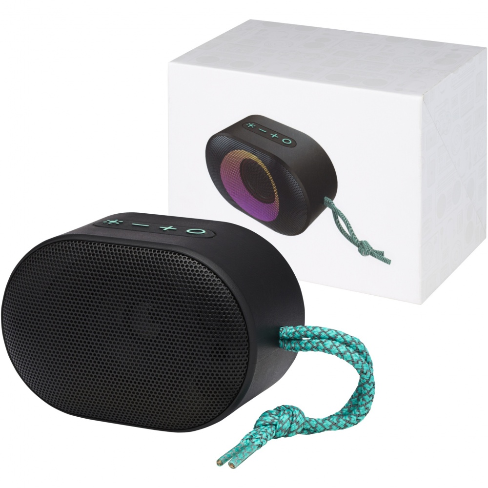 Logo trade promotional giveaways picture of: Move IPX6 outdoor speaker with RGB mood light