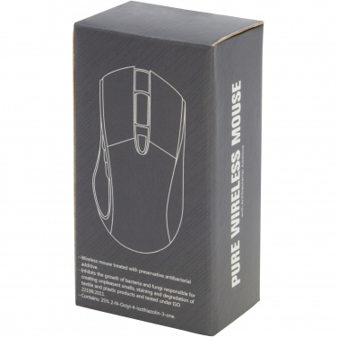 Logotrade promotional product image of: Pure wireless mouse with antibacterial additive