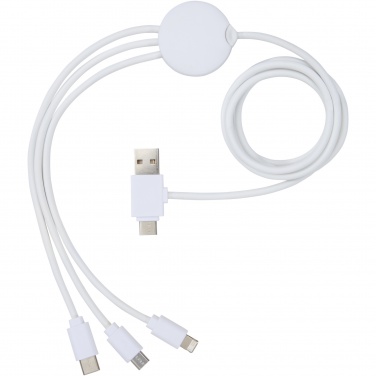 Logo trade advertising product photo of: Pure 5-in-1 charging cable with antibacterial additive