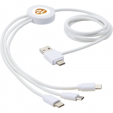 Logo trade advertising products picture of: Pure 5-in-1 charging cable with antibacterial additive