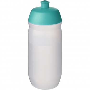 Logo trade business gifts image of: HydroFlex™ Clear 500 ml squeezy sport bottle