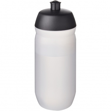 Logo trade promotional items image of: HydroFlex™ Clear 500 ml squeezy sport bottle