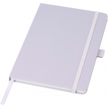 Logo trade business gift photo of: Honua A5 recycled paper notebook with recycled PET cover