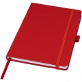 Honua A5 recycled paper notebook with recycled PET cover, Red