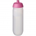 HydroFlex™ Clear 750 ml squeezy sport bottle, Pink / Frosted clear