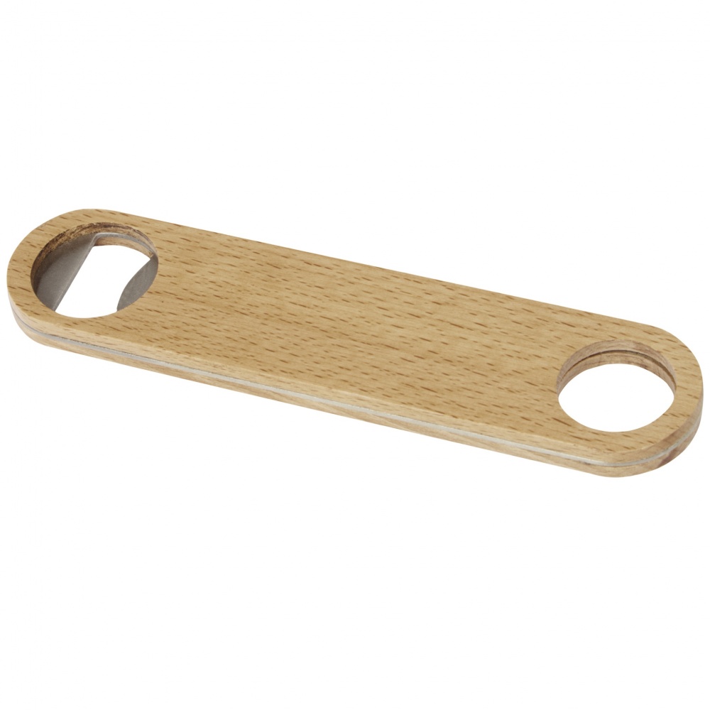 Logo trade business gifts image of: Origina wooden bottle opener